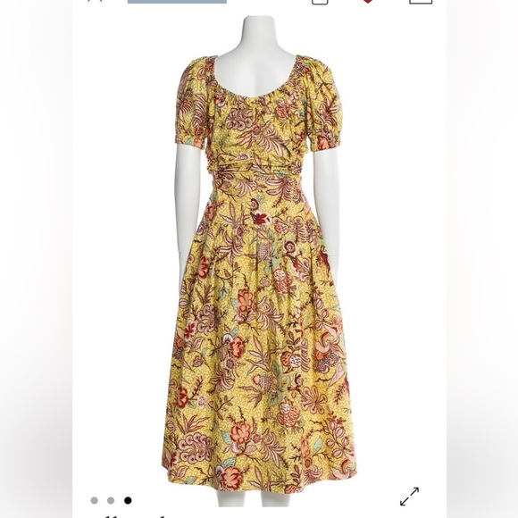 Ulla Johnson Floral Yellow Dress - Picture 3 of 6
